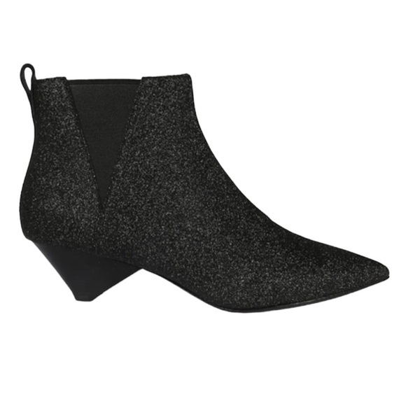 ASH Glitter Ankle Booties - Black, Size 8, Perfect for Festive Seasons - Picture 4 of 16